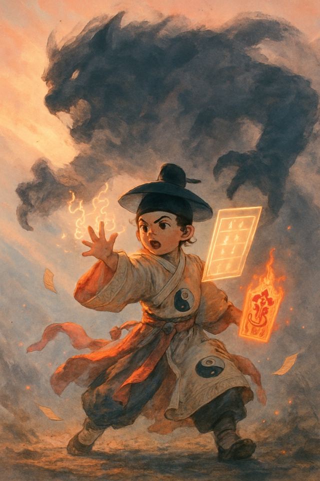 엄마, 저만 마법사예요